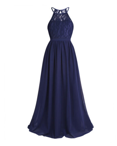 US Kid Girls Chiffon Princess Pageant Dress Wedding Bridesmaid Party Formal Gown - Picture 9 of 39