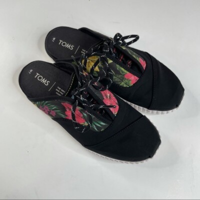 Toms Tropics Sneaker Mules Women's Size 7