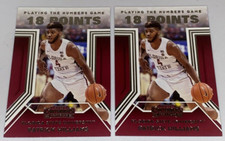 QTY (2) 2020 Panini Contenders Patrick Williams RC Playing the Numbers Game #20