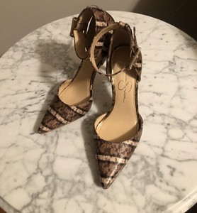 jessica simpson snake print shoes