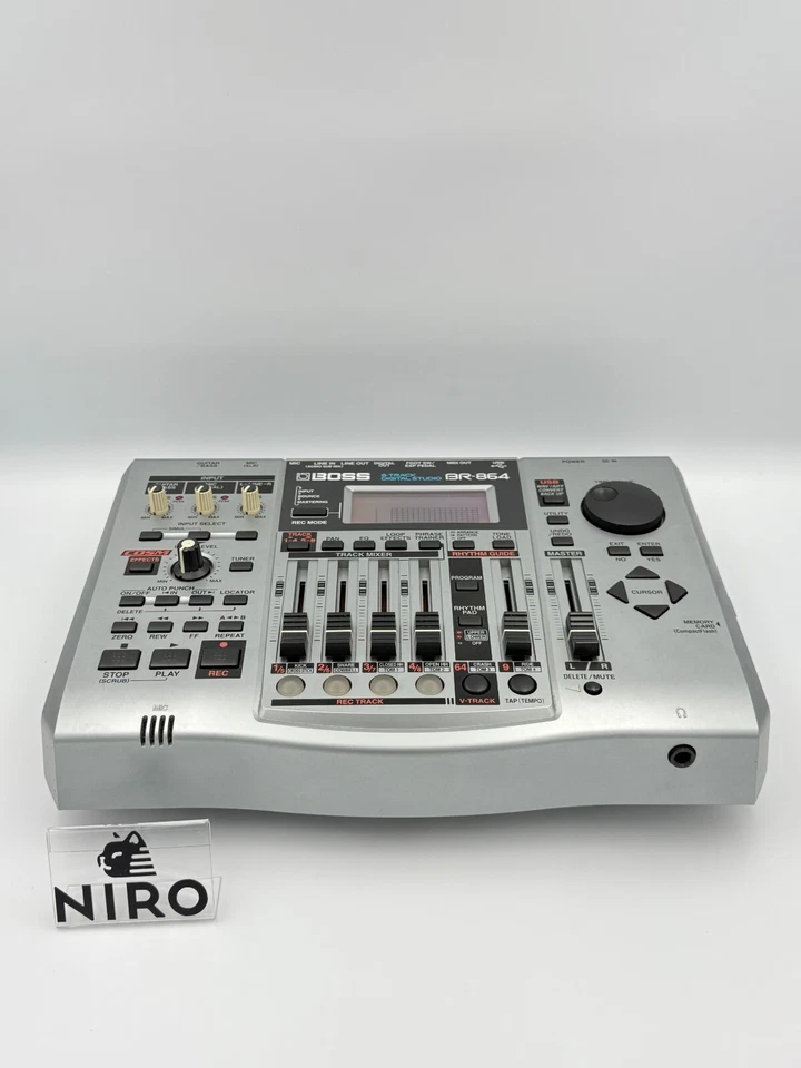 BOSS BR-864 Roland 8-Track Digital Multitrack Recorder Tested No Adapter - Image 2 of 4