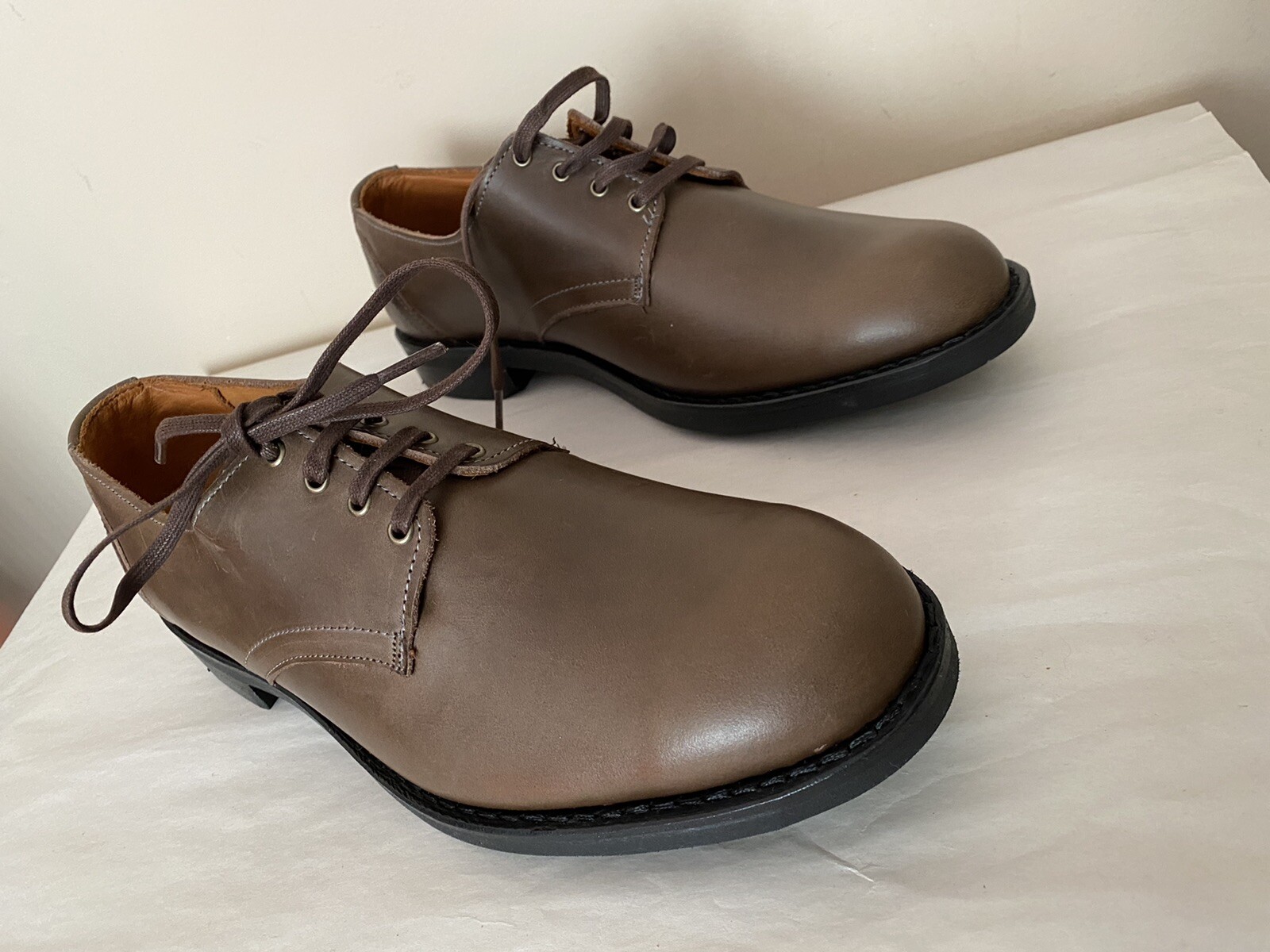 SAOLA Scarpe stringate Allen Edmonds Oxford eleganti marroni taglia US 9 5D 3432
