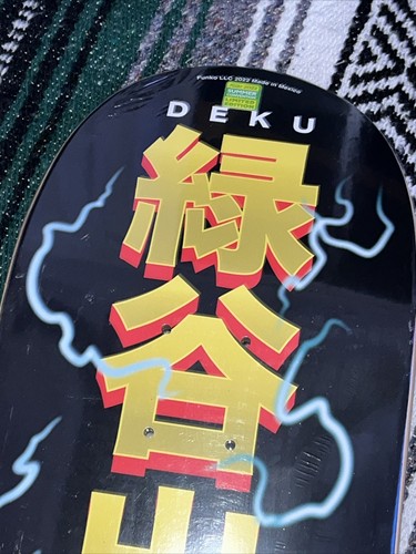 Funko Pop Deku Skateboard Deck My Hero Academia 2022 San Diego Comic Con Rare - Picture 5 of 8