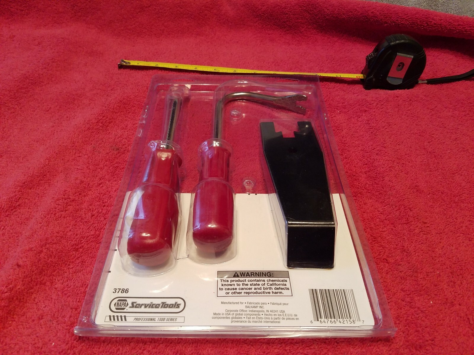NAPA SERVICE TOOLS 3786 3 PIECE BODY TRIM TOOL SET NOS eBay
