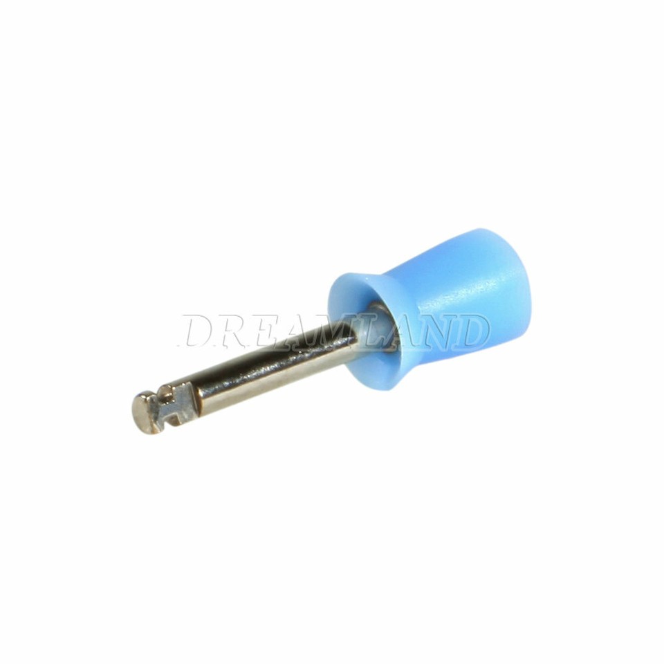 Brosse Et Cupule De Polissage Dentaire - Nylon, Fixation Latch - Couleur Blanche - Neuve