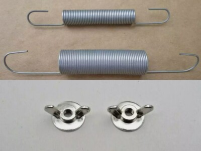 2 THROTTLE SPRINGS & 2 WING NUTS! FOR DODGE RAM PICKUP TRUCK RAMCHARGER VAN ETC