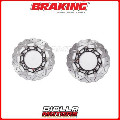SATZ BREMSSCHEIBEN VORNE BRAKING YAMAHA YZF R6 600 2007 - [WAVE FLOATING] WK1
