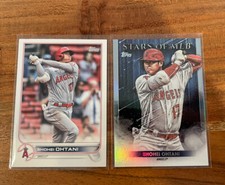 Shohei Ohtani Lot 2022 Topps Series 1 Rainbow Foil Stars Of MLB + Base NRMT+