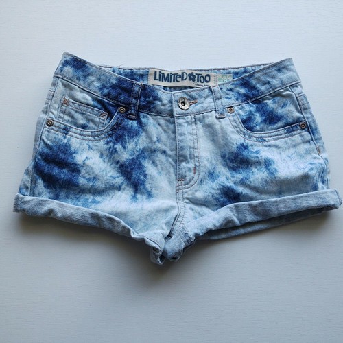 Limited Too Stone Washed Denim Shorts 