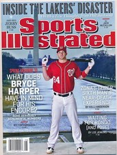 February 25, 2013 Bryce Harper Sports Illustrated NO LABEL Newsstand Nationals