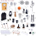 1SET 1/12 Scale Dollhouse Miniatures Halloween Holiday Funny Accessories Plastic