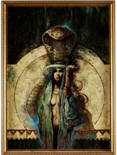 Kent Williams Dawn of the Serpent Original Painted Framed Fine Art 1983 | eBay US