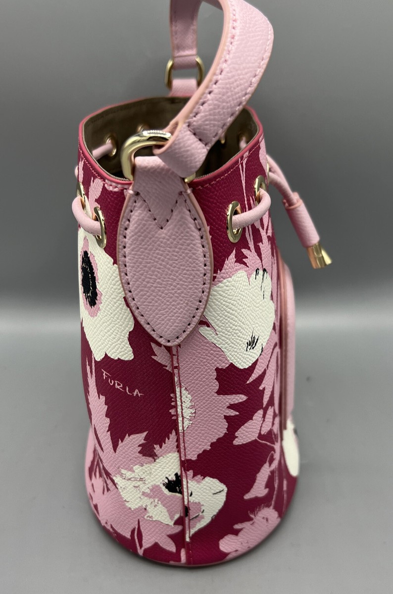 New! FURLA Women's Bag Clio Shoulder Bag Leather Bucket Bag