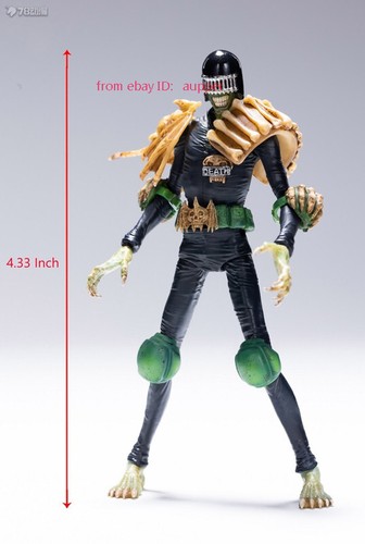 Hiya Toys Exquisite Mini Dredd 2000ad Judge Death 1/18 Action Figure New Toy - Picture 7 of 8