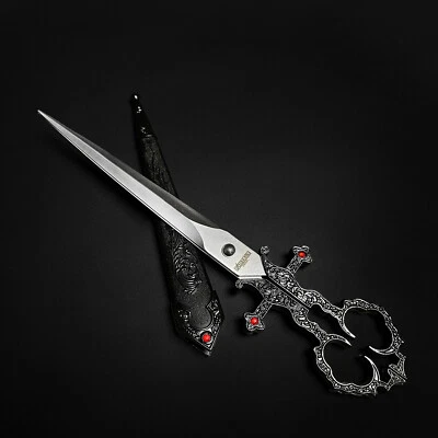 FANTASY EDGE 10 1/4" Renaissance, Medieval Bodice Scissor Dirk Dagger Knife for Cosplay Use