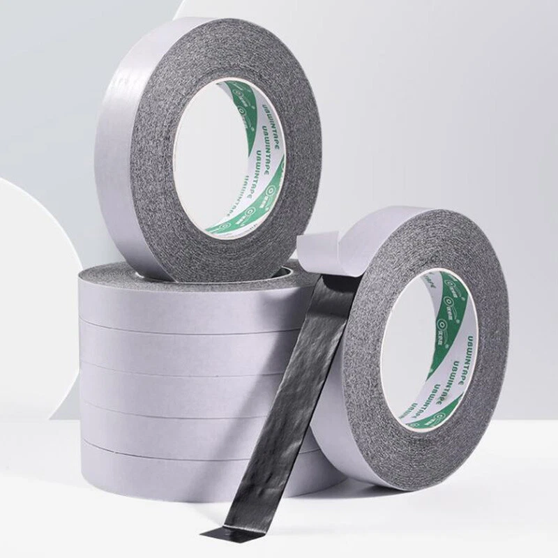 Качественная черная двусторонняя клейкая лента 50 м прочная двусторонняя водонепроницаемая - Изображение 4 из 4