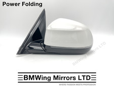 BMW X3 G01 G08 LEFT PASSENGER WING MIRROR / 5 PIN POWER FOLDING  M-SPORT / WHITE