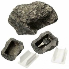 Stone Garden Rock Hide Key Diversion Safe Hidden Home Security Outdoor Stash US