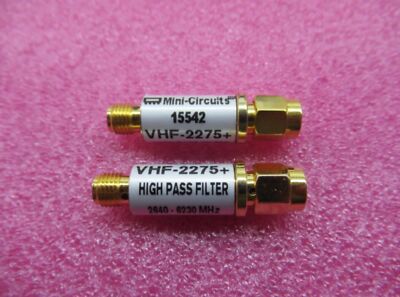 1pc Mini-Circuits VHF-2275+ 2.45-7GHz SMA RF Coaxial High Pass Filter