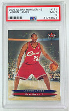 2003-04 Fleer Ultra LeBron James Hummer H2 PSA 9 Rookie Year #171 Cleveland Cavs