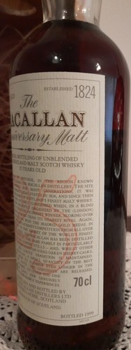 Macallan Single Malt whisky 25 year old 1974 43% ABV - VERY RARE. - Picture 7 of 7