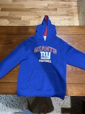 New York Giants Hoodie- Youth Large 10/12 - Blue Pullover