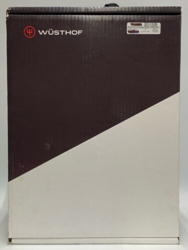 WUSTHOF 1095070710 7PC GOURMET GERMAN KNIFE SET BLACK W/ WOOD BLOCK (UD4046431)