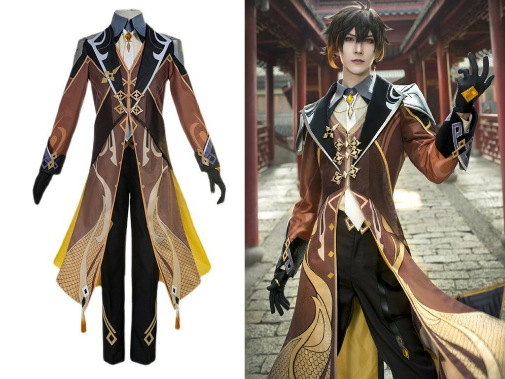 Genshin Impact Zhong Li Cos Clothing Full Set Cosplay Male Game Uniform 原神 钟离 服装 Ebay