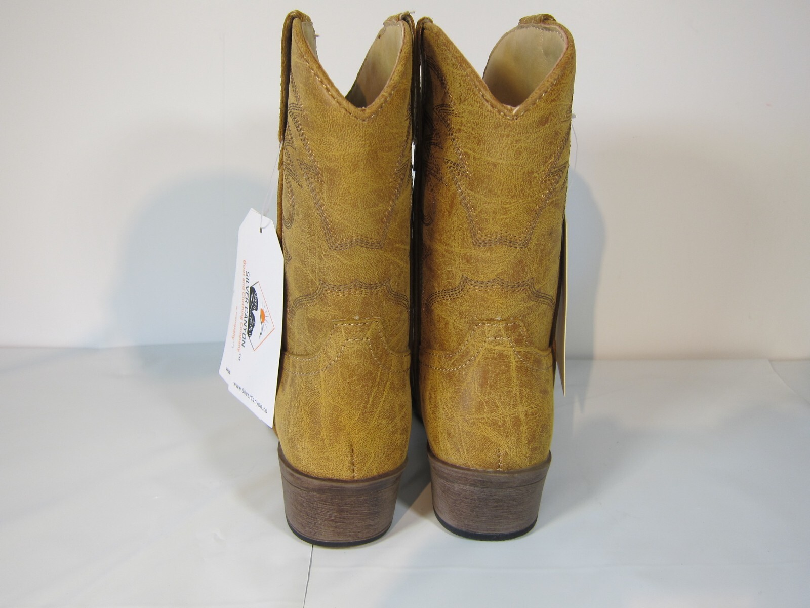 Silver Canyon Children size 11 Western Cowboy Cowgirl Boot, - Tan-