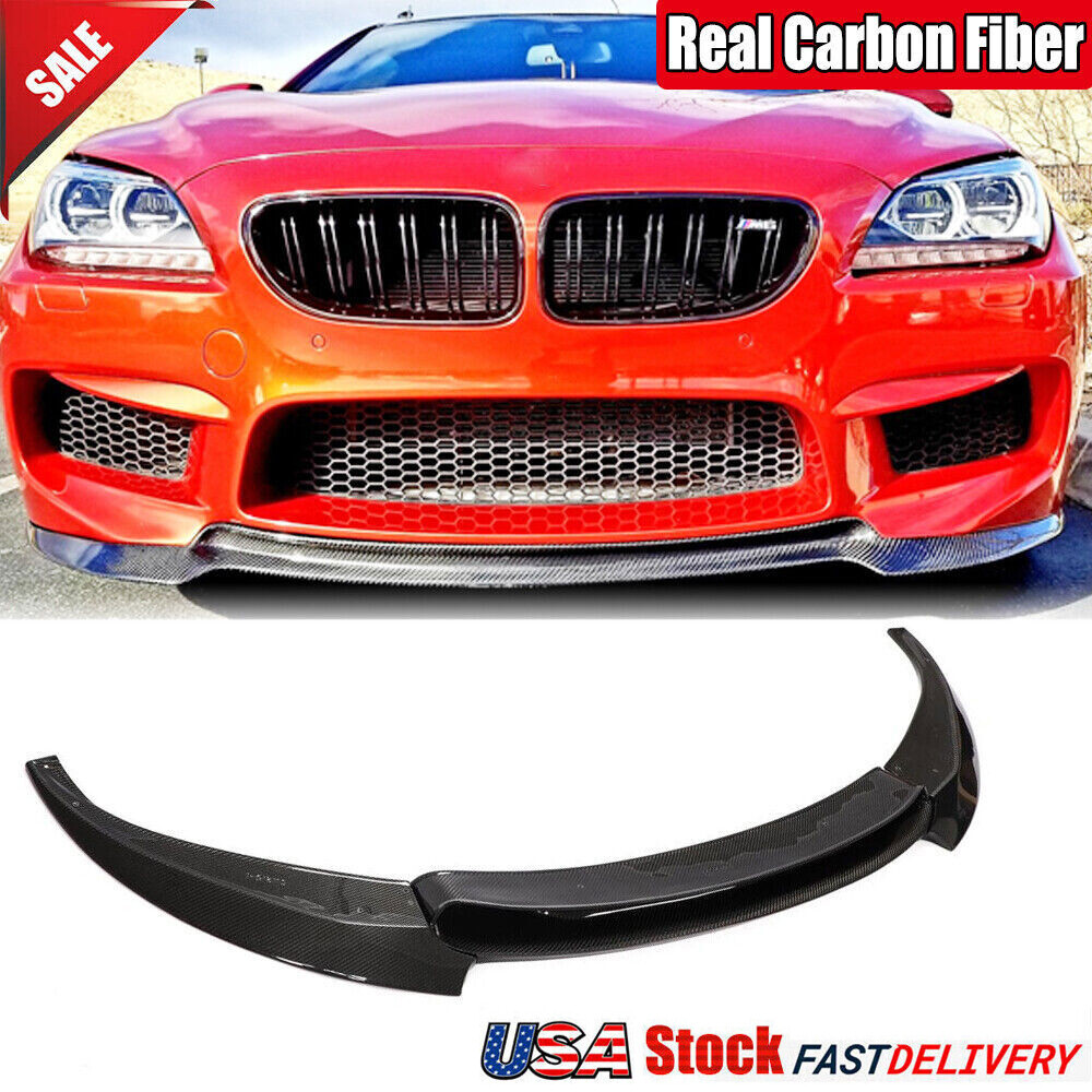 For 12-18 BMW 6 Series F06 F12 F13 M6 Real Carbon Fiber Front