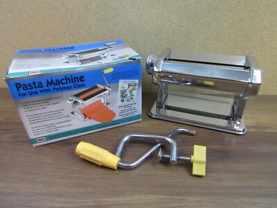 Amaco Pasta Machine Model 12381S For Polymer Clays & Soft Metal Sheets Preowned