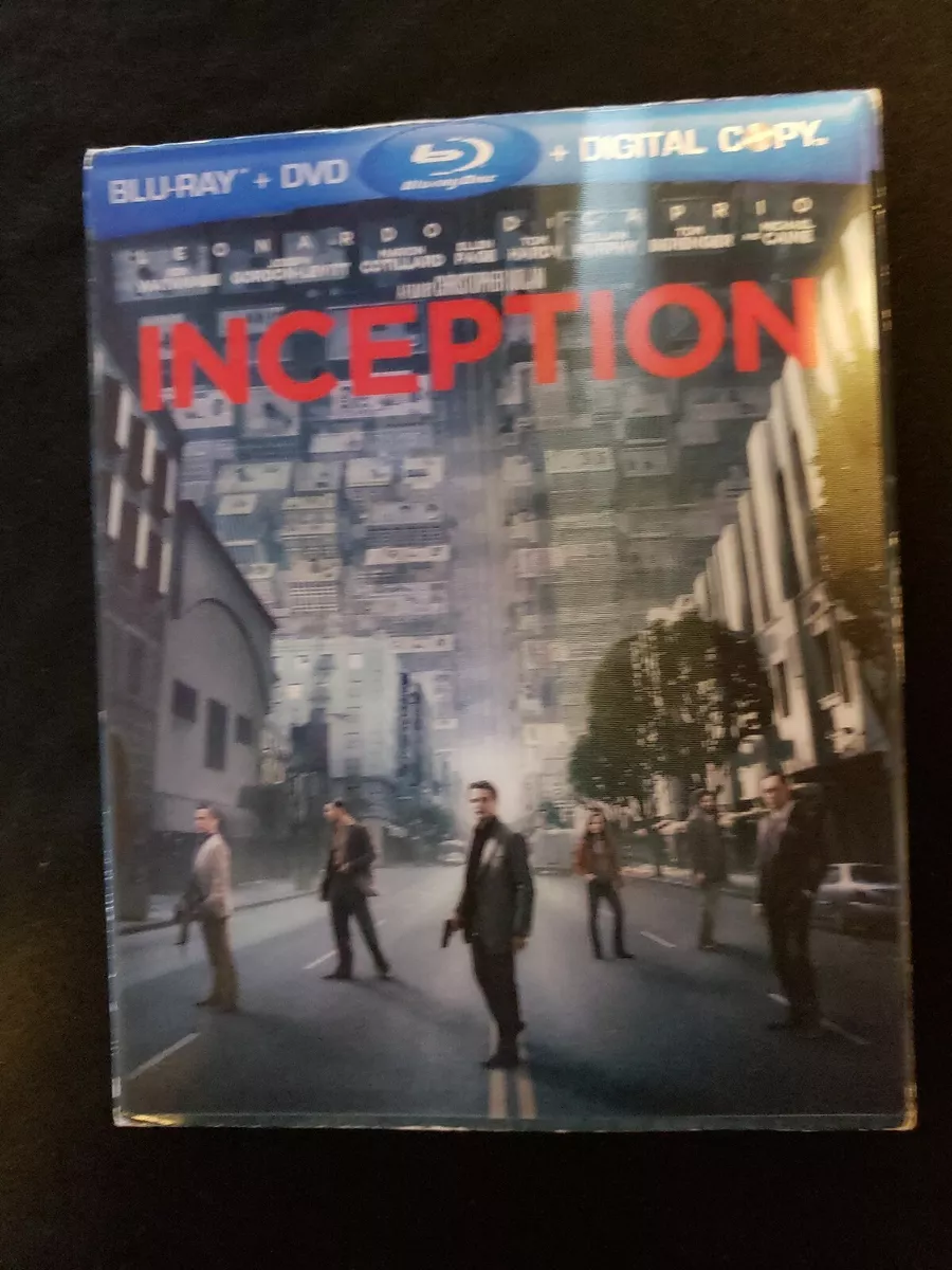 Inception, 2 Disc Blu-ray W/ Lenticular Slipcover, No DVD Or DIGITAL Copy,  Lot
