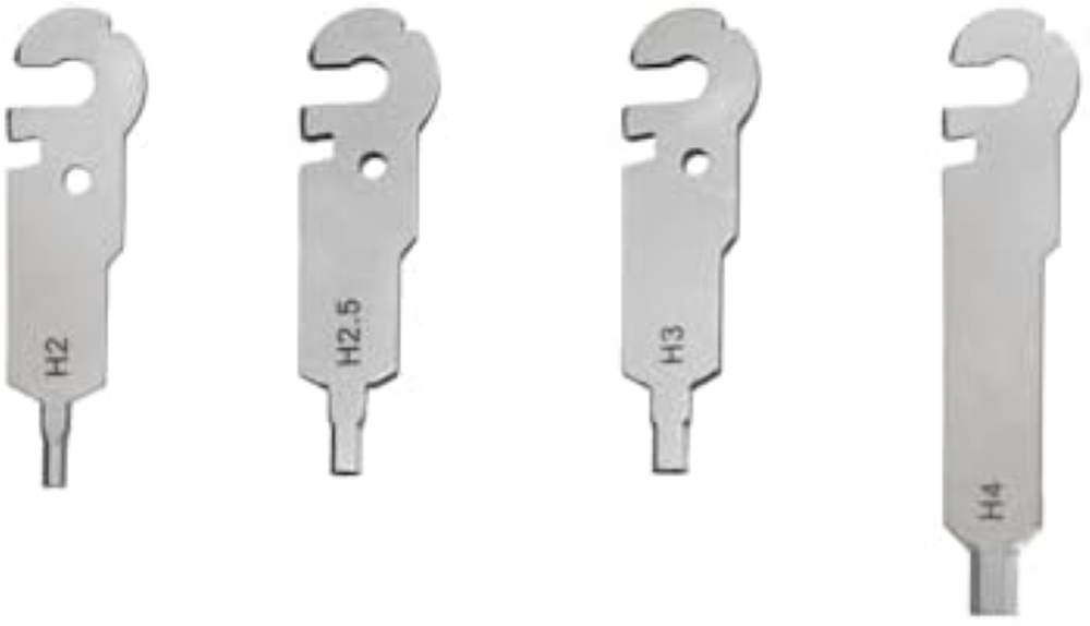 Roxon FLEX FT06 - Set di accessori per attrezzi multiuso (chiave esagonale da 2