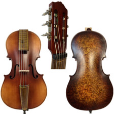 Rare Model 6 Strings 23" 1/4 SONG Maestro "arpeggione", bird's eye maple 15299