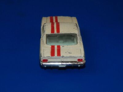 1960's CORGI TOYS FORD MUSTANG FASTBACK 2+2 WHITE VINTAGE MODEL