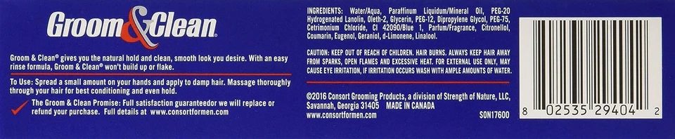Groom & Clean Control de cabello sin grasa paquete de 4,5 oz Foto 2 de 2