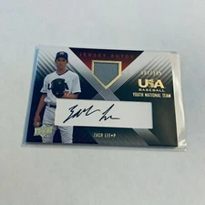F92888 2008 USA Baseball Zach Lee Auto/Jersey /295