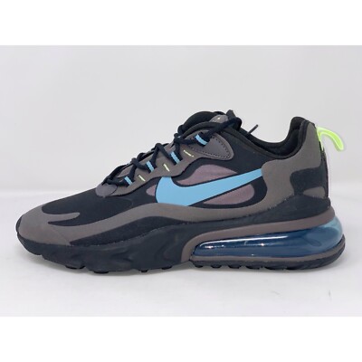 Nike Air Max 270 React 'Jetstream' Gray Black Sneakers, Size 8 BNIB CI3866-001