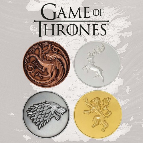 Game of Thrones | Set of 4 Sigil Medallions | Collectible Limited Edition - Picture 10 of 10