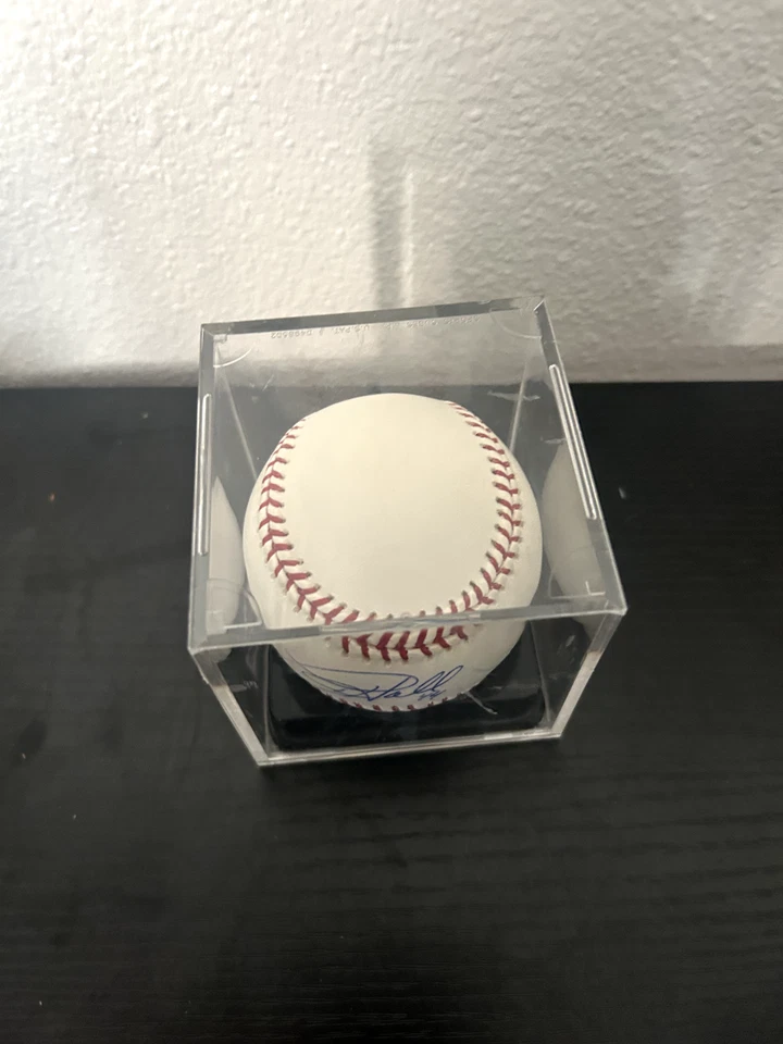 Béisbol oficial autografiado por Toby Hall de las Grandes Ligas (OML) Foto 2 de 3