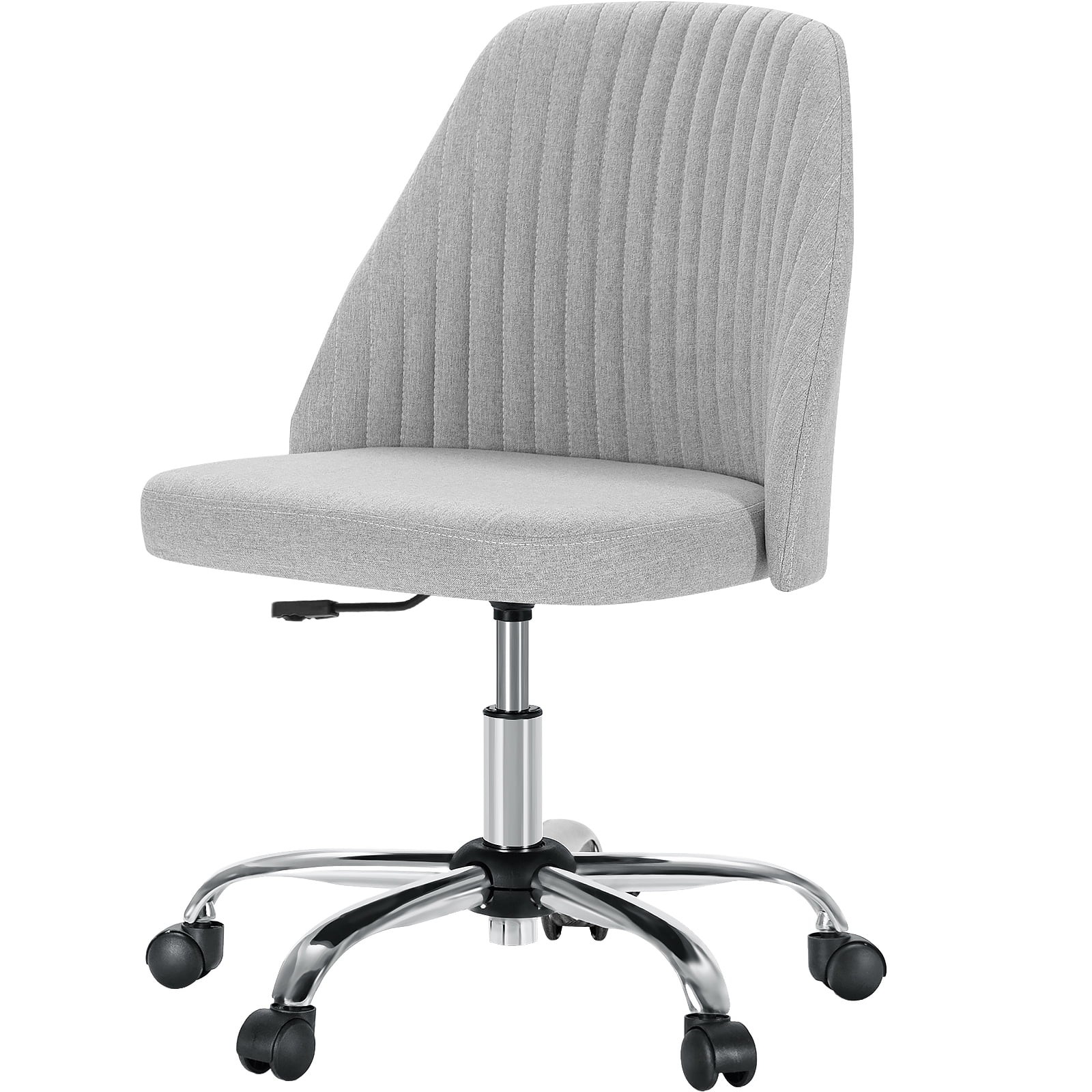 Edx YXLHL-46983 Mid Back Fabric Upholstered Chair Armless Desk Chair for