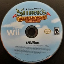 Shrek's Carnival Craze Party Games - Wii - Disc Only - Resurfaced/Tested