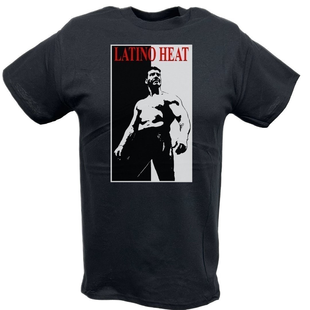 Eddie Guerrero Scarface Addicted to the Heat Mens Black T-shirt | eBay
