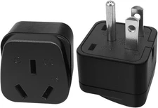 (2 Pack) NEMA5-15P to AU AS3112 Power Adapter, Toptekits USA Nema 5-15P Plug ...