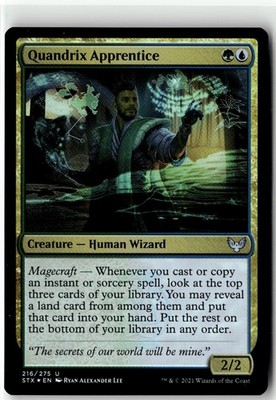 Quandrix Apprentice U Strixhaven: School of Mages 216 Foil NM