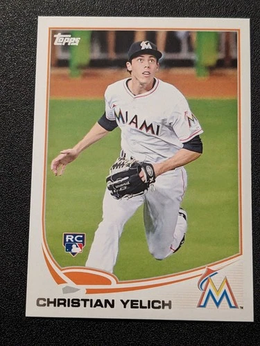 2013 Topps Update Series Christian Yelich Rookie #US290 RC Marlins Brewers