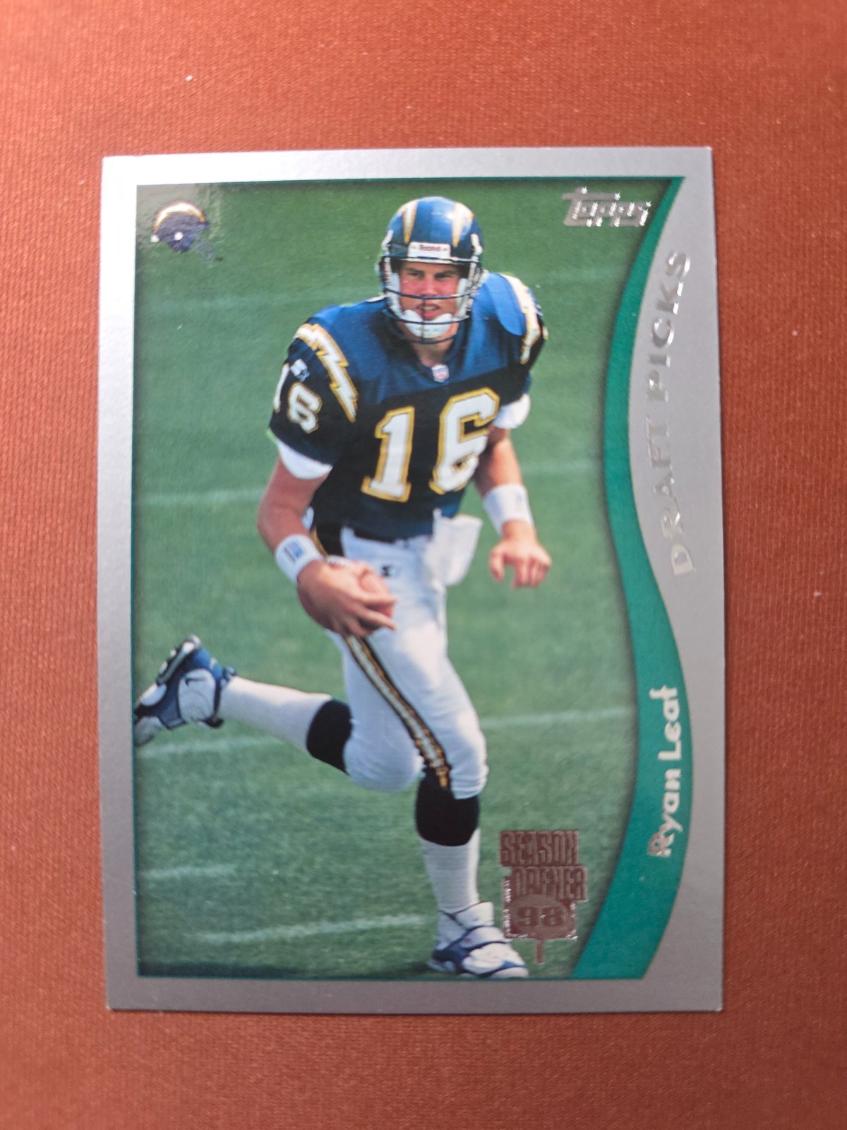 1998 Topps Season Opener - Draft Picks Ryan Leaf #30 (RC)