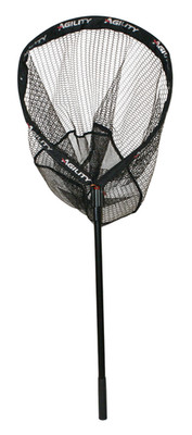 Shakespeare Agility Boat Net 62x54cm Teleskop Raubfisch Kescher Gummiert
