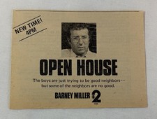1981 KNXT tv ad~ BARNEY MILLER open house