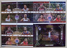 Topps Basketball Contenders Team Quads 4 Card Lot - Rui Hachimura & More